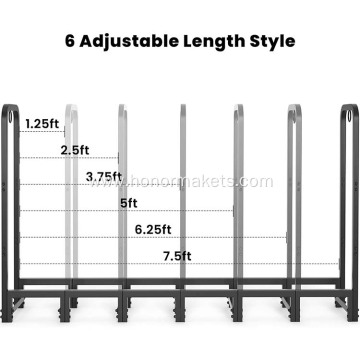 High-capacity Steel Outdoor Firewood Rack Heavy Duty Firewood Pile Storage Racks Wood Storage Accessory Firewood Log Rack